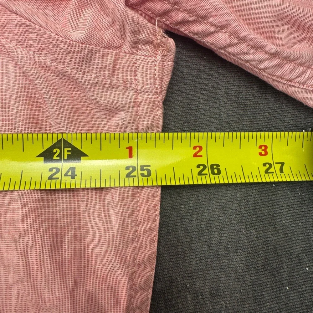 Banana Republic Custom 078 Wash Shirt Mens XL Camden Fit Pink Cotton Button Down